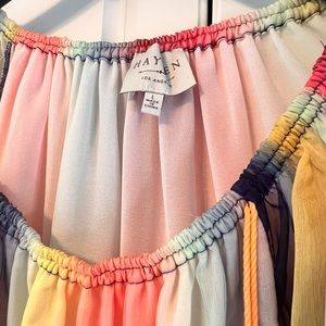 Rainbow baby doll dress.